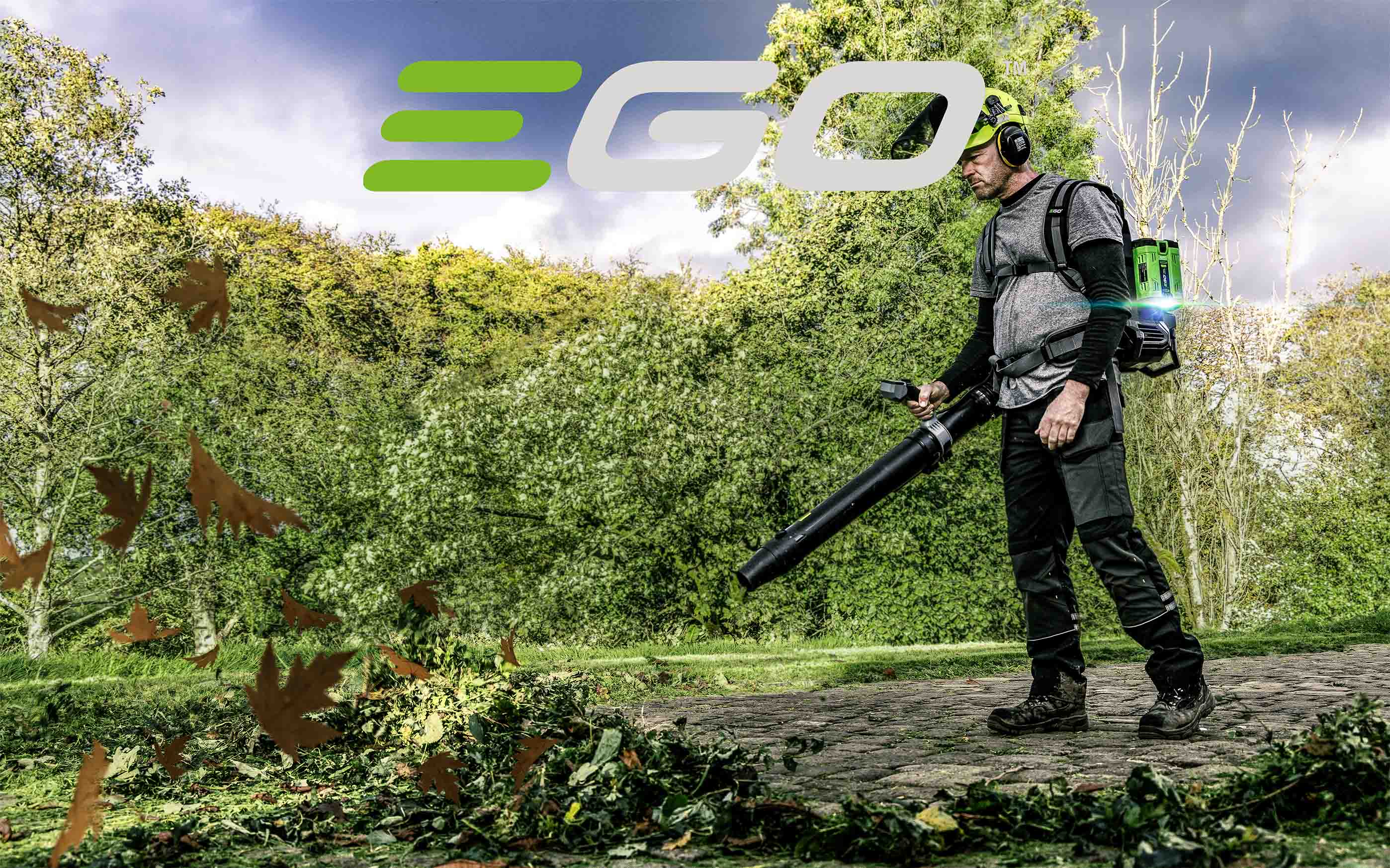 EGO Laubbläser Banner