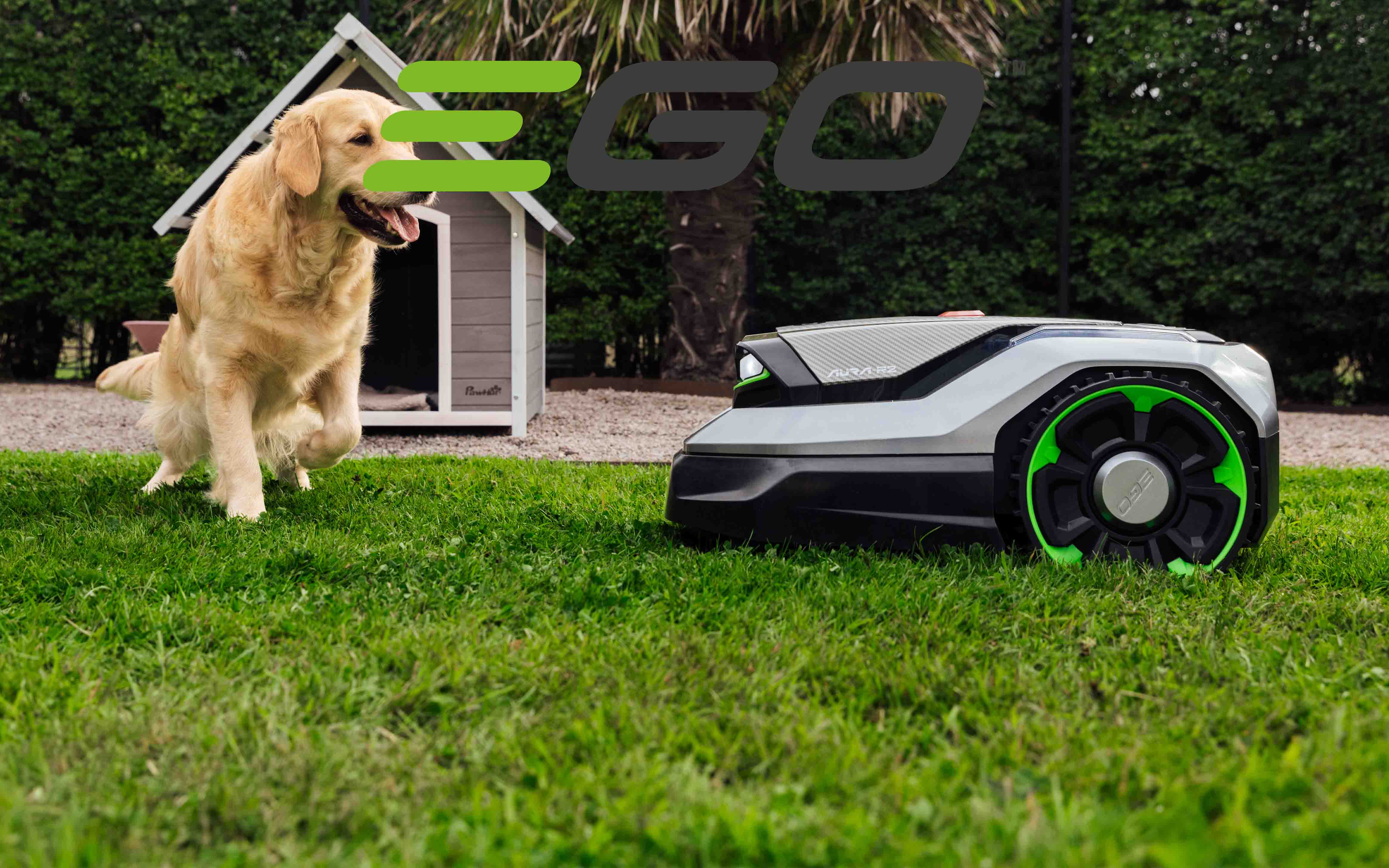 EGO Mähroboter Banner