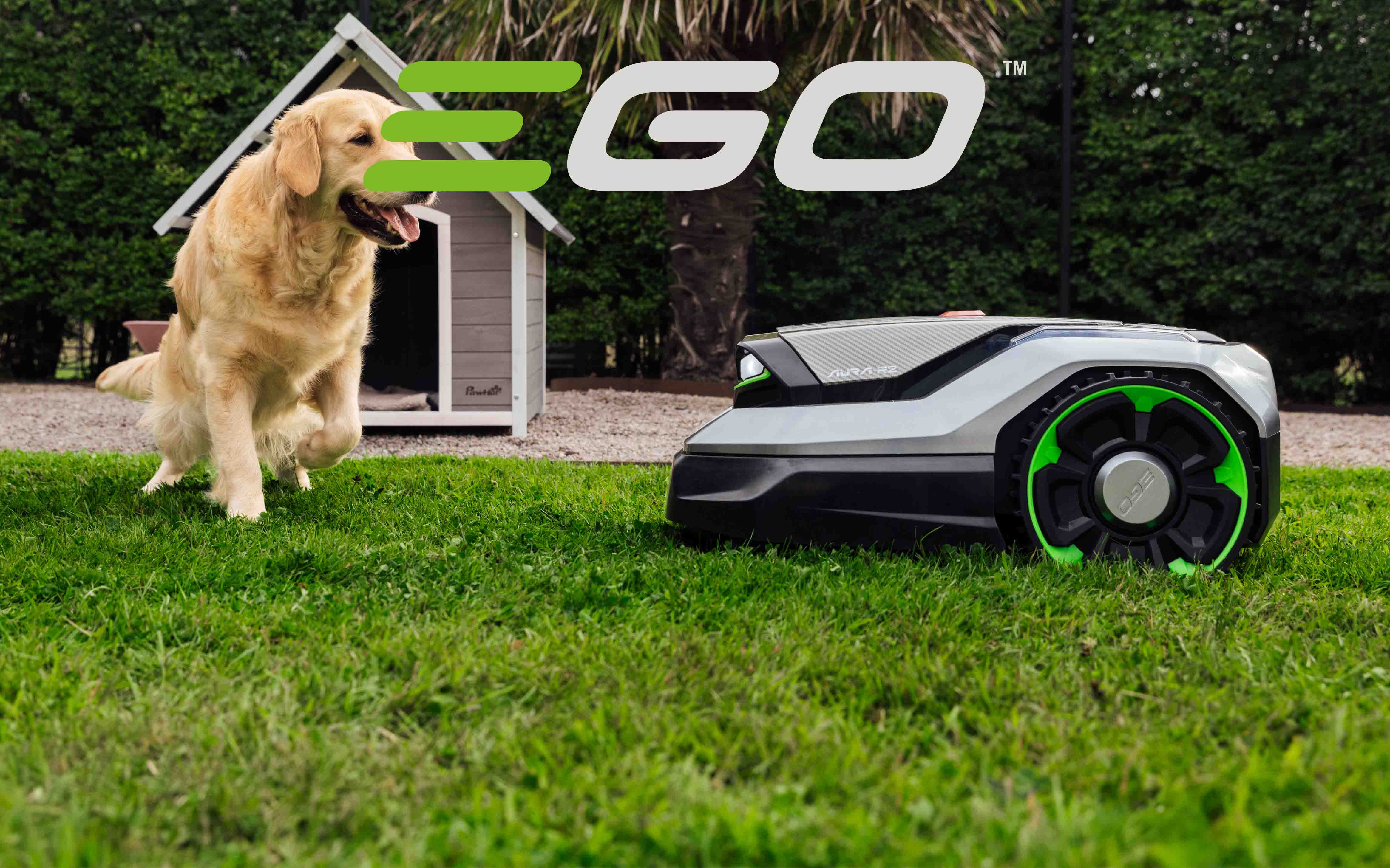 EGO Mähroboter Banner