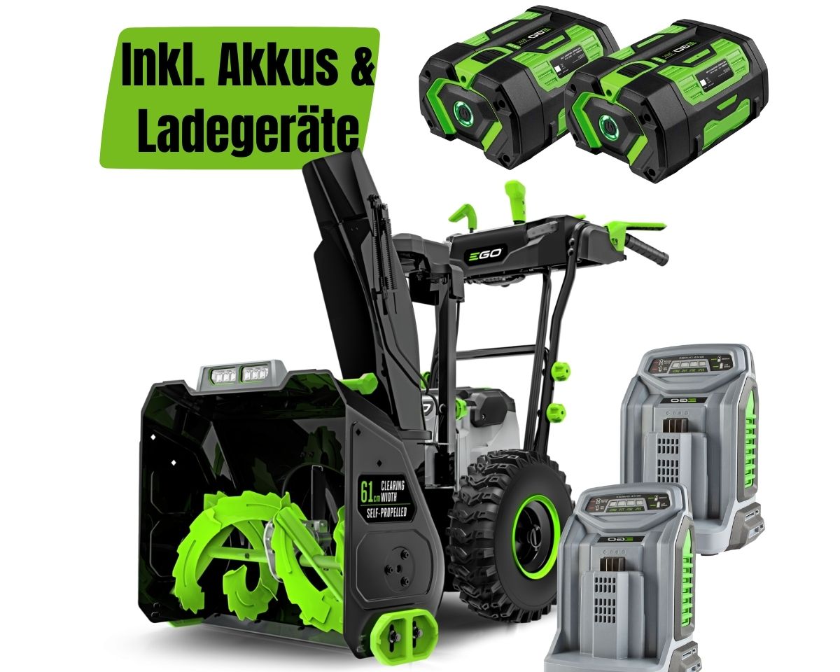 EGO SNT2400E-K2753 Schneefräse 61cm KIT
