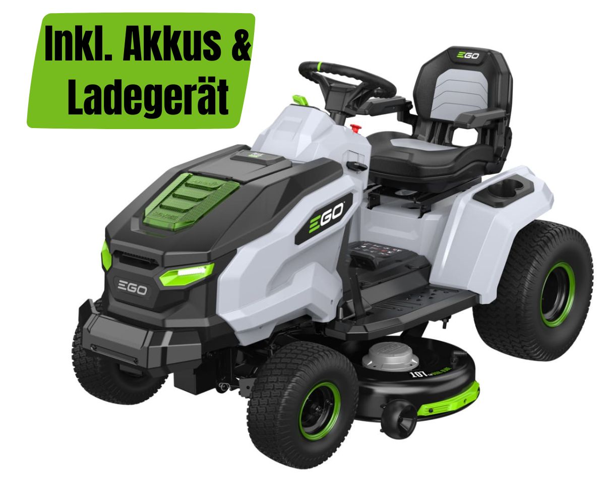 EGO TR4200E Aufsitzmäher 107cm KIT