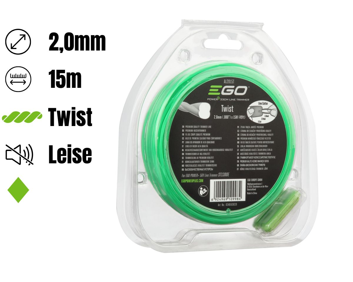 EGO AL2015T 2,0mm 15m Trimmer Faden