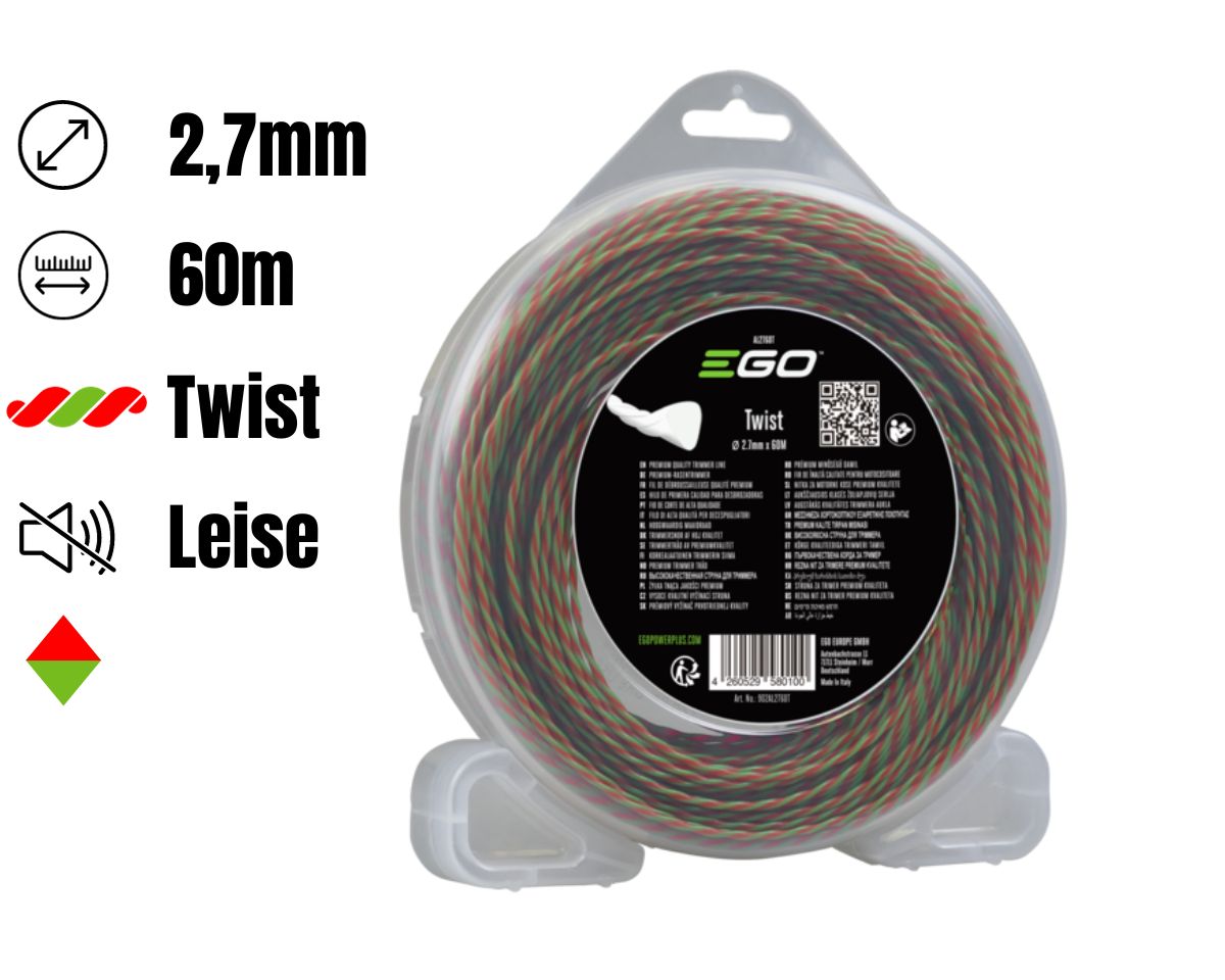 EGO AL2760T 2,6mm 60m Trimmer Faden