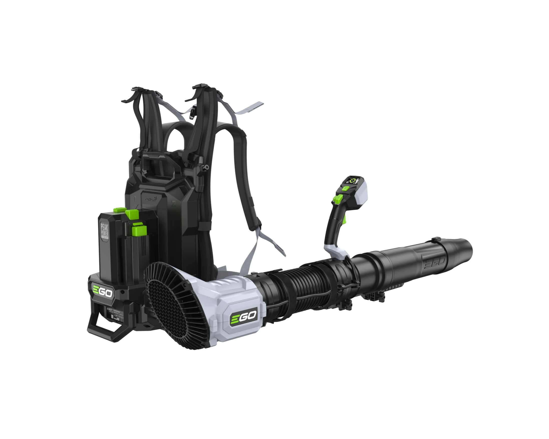 Seitenansicht des EGO LBPX1100 Rückenlaubbläser