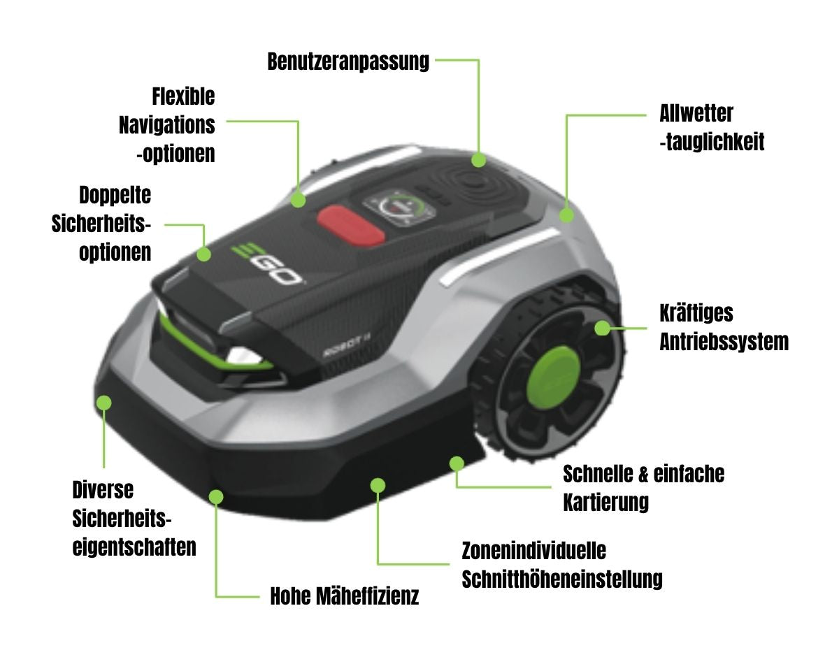 Produktdetails EGO RMR3000E Mähroboter für 3.000m2 Rasenfläche - EGO Produktneuheit 2026