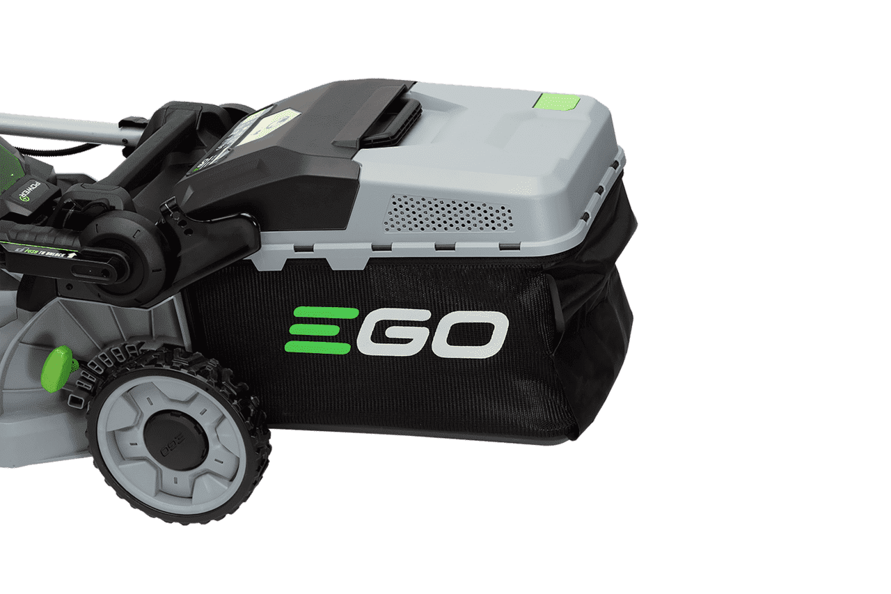 EGO LM1701E RASENMÄHER 42CM OHNE ANTRIEB KIT inkl. Akku & Ladegerät Fanggkorb