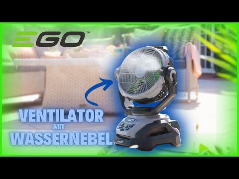 EGO POWER+ Ventilator FN1000E mit Sprühnebel-Funktion | Lifestyle Video