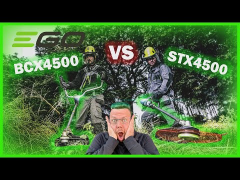 EGO Power+ Pro X Rasentrimmer & Freischneider BCX4500 vs. STX4500 | Produktvergleich