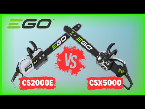 EGO CS2000E Kettensäge vs. CSX5000 Kettensäge