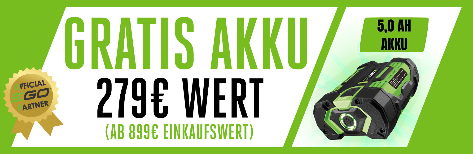 Zu EGO wechseln, auf Benzingeräte verzichten und dabei sparen