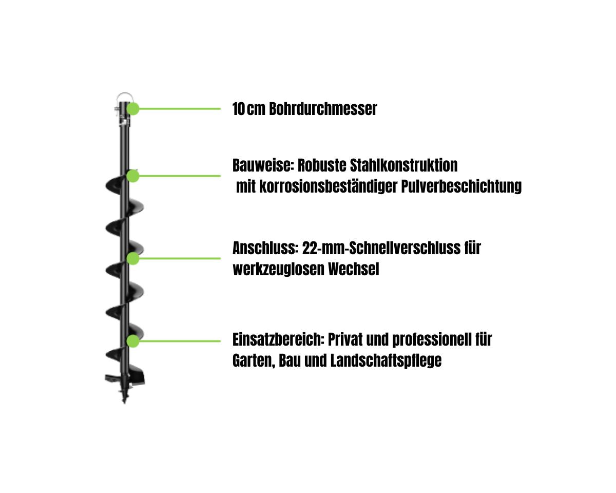 Produktdetails EGO ETA0600E Erdbohrer Ø15cm Aufsatz