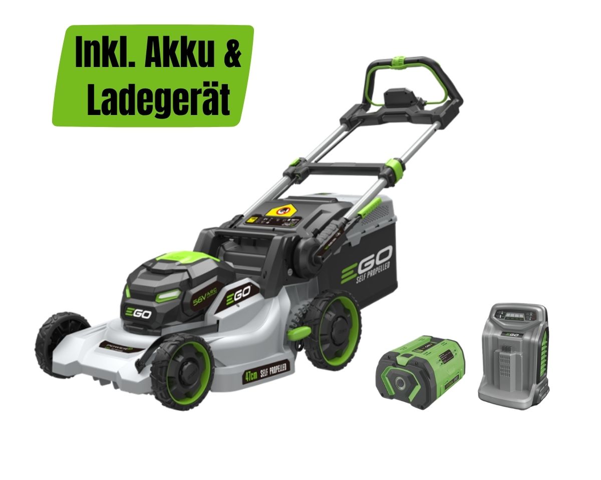 EGO LM1914E-SP Rasenmäher 47cm mit Radantrieb KIT inkl. Akku & Ladegerät - Produktneuheit 2026