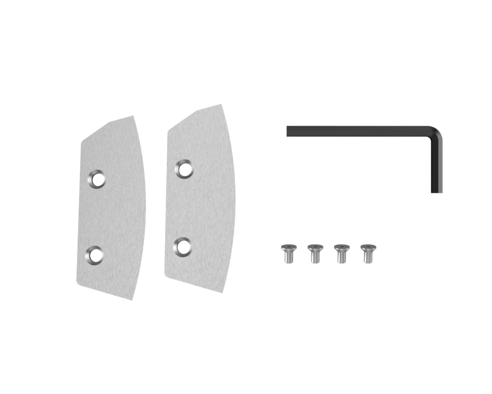 EGO AB0800I Eisklingen-Set, 2 Stück, Original EGO Zubehör für ITA800E
