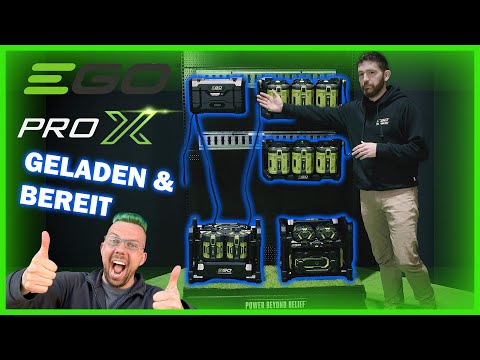 EGO Power+ Pro X Akkus und Ladestationen PGX1600E-H & PGX3000D Produktvideo