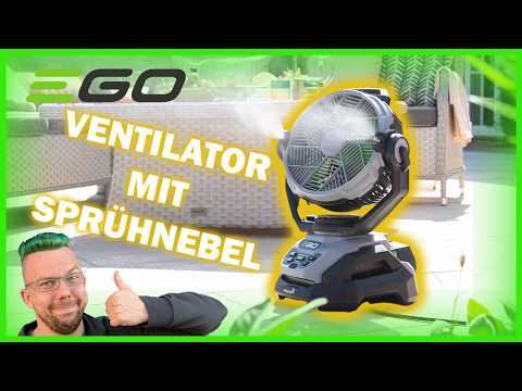EGO POWER+ Ventilator FN1000E mit Sprühnebel-Funktion | Kurzvideo
